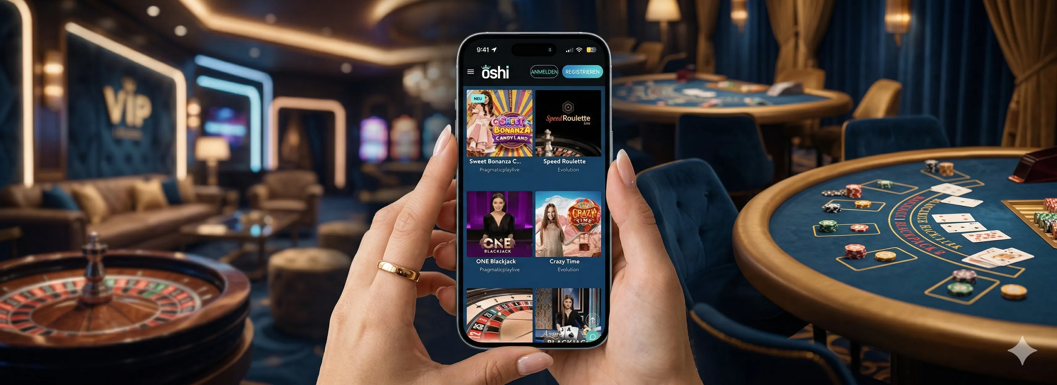 Oshi Casino app